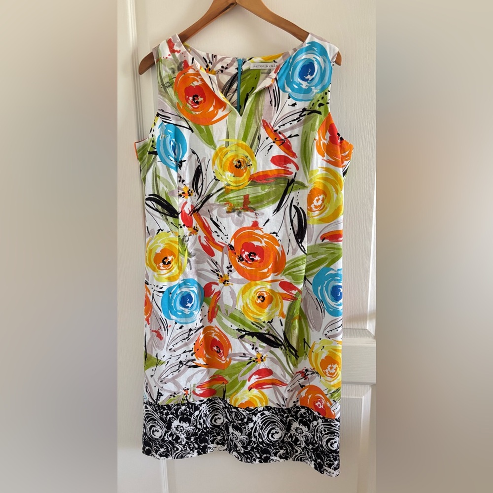 Peter Nygard Floral Sleeveless Dress(12)
